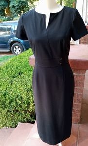 Preston & York Sleek Black Dress Size 6